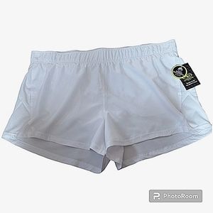 Athletic Works Women's Core Running Shorts Plus Size Breathable Dainty Dry